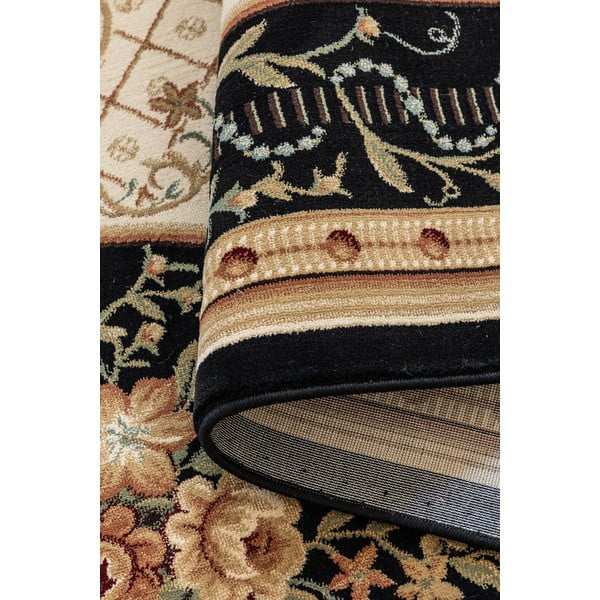 Fekete-bézs szőnyeg 120x170 cm Herat – Nouristan-image-3