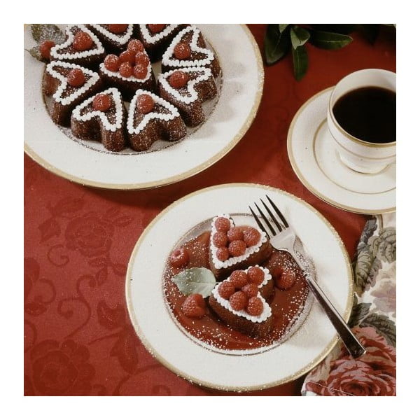 Valentine rézszínű sütőforma 6 süteményhez, 500 ml - Nordic Ware-image-1
