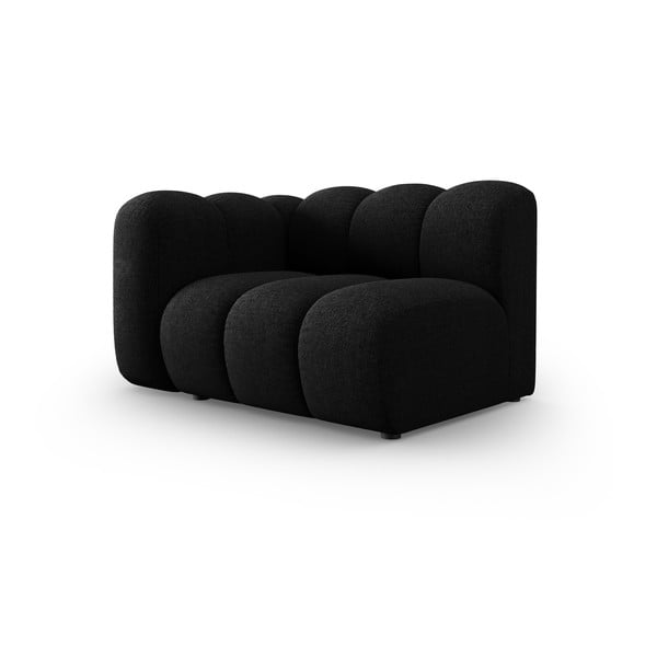 Feketés antracitszürke kanapé modul (bal oldali) Lupine – Micadoni Home-image-1