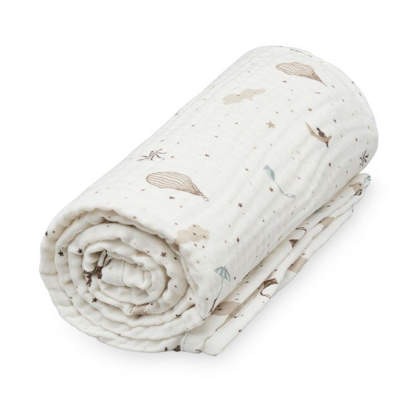 Elefántcsont színű bio pamut gyerek takaró 100x100 cm Dreamland – Cam Cam Copenhagen