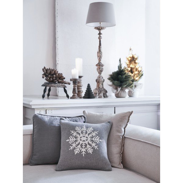 Párnahuzat 40x40 cm Snowflake - Westwing Collection-image-3