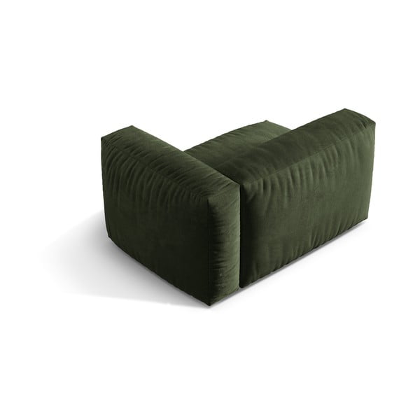 Zöld bársony kanapé modul (jobb oldali) Martina – Micadoni -image-2