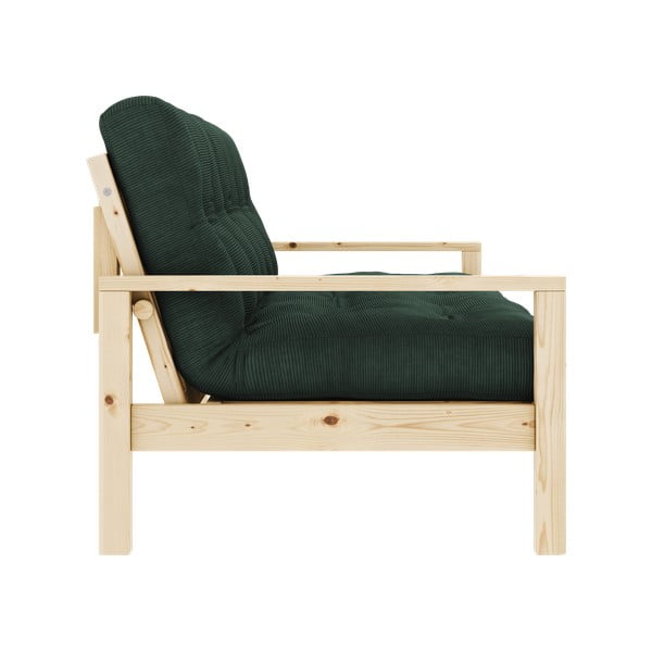 Sötétzöld kinyitható kanapé 205 cm Knob – Karup Design-image-4