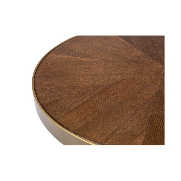 Étkezőasztal kőrisfa dekoros asztallappal 90x180 cm Denise – White Label-image-4