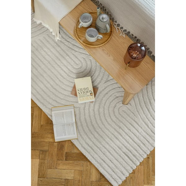 Krémszínű szőnyeg 160x230 cm Yen One – Universal-image-3