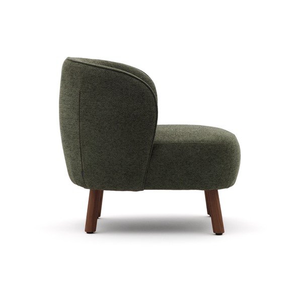 Khaki zsenília fotel Ulit – Kave Home-image-4