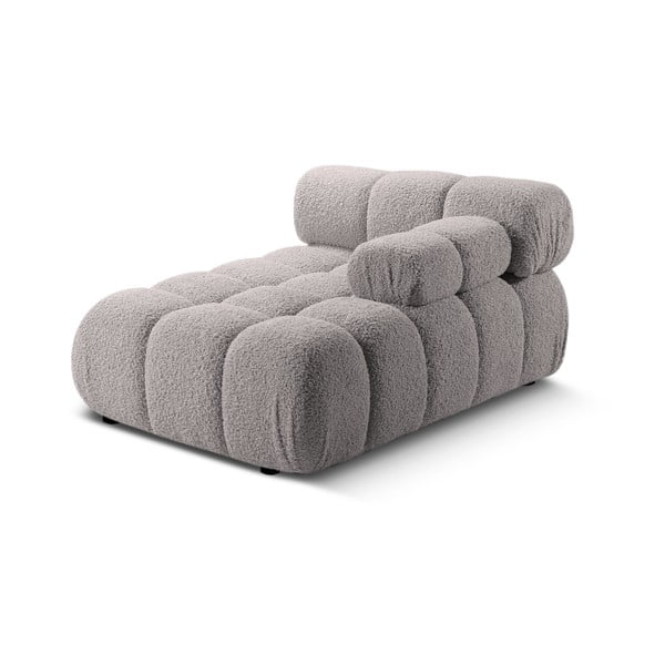 Világosszürke buklé kanapé modul (jobb oldali) Bellis – Micadoni Home-image-4