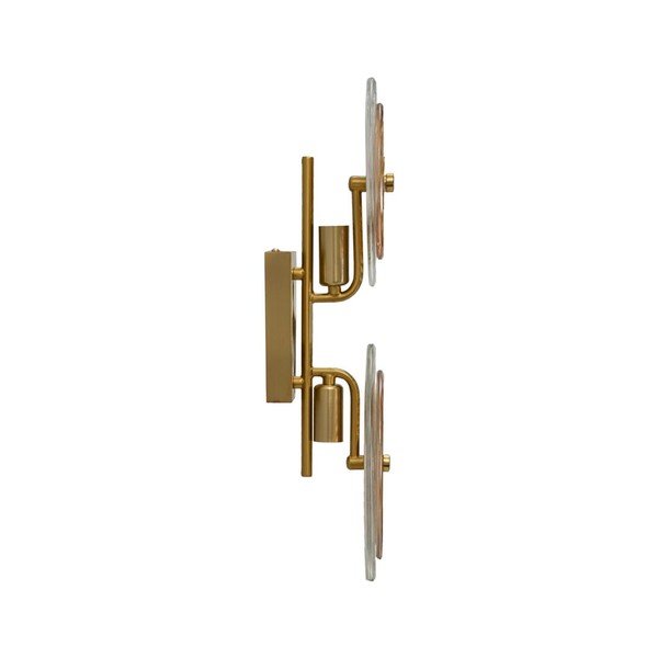 Aranyszínű üveg fali lámpa Venice – Mauro Ferretti-image-2