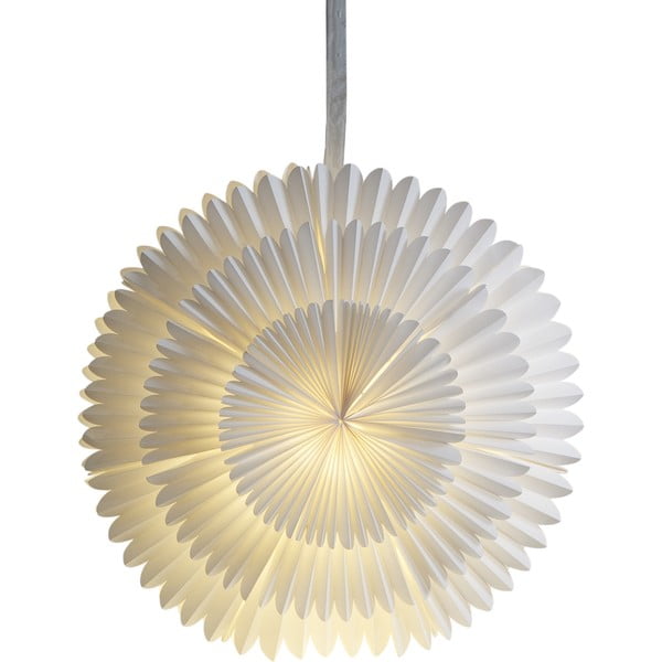 Fehér karácsonyi fénydekoráció ø 50 cm Frost - Star Trading