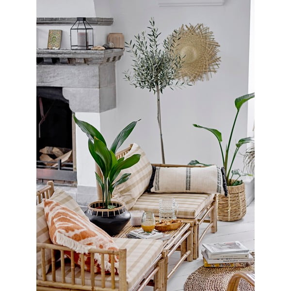 Natúr színű kerti kanapé modul (bal oldali) Korfu – Bloomingville-image-3