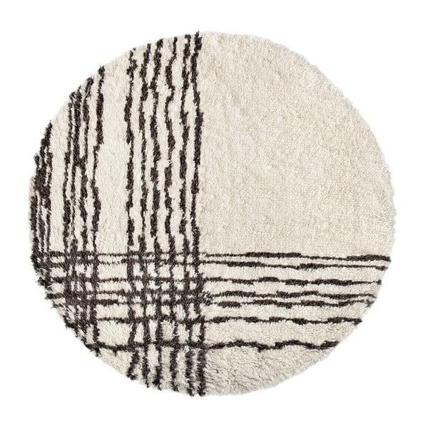 Efrain gyapjú szőnyeg, ⌀ 200 cm - Linen