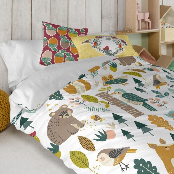 Harvestwood kétoldalas pamut párnahuzat, 50 x 30 cm - Moshi Moshi-image-3