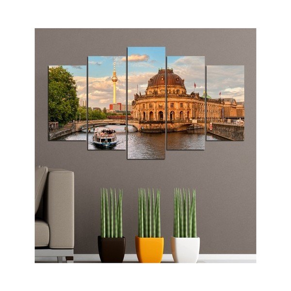 Historic Building többrészes kép, 102 x 60 cm - 3D Art-image-1