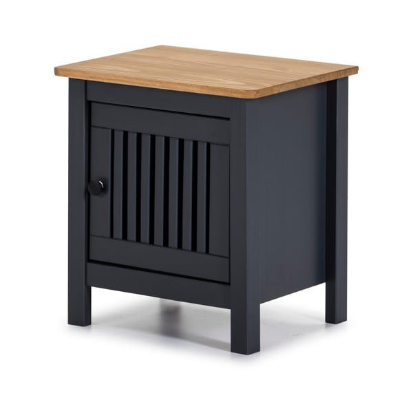 Bruna szürke fa éjjeliszekrény - Marckeric-image-3