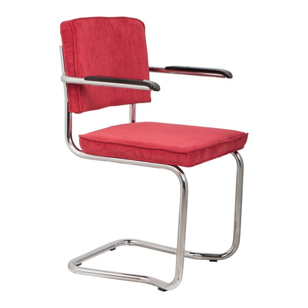 Ridge Kink Rib 2 db piros karfás szék - Zuiver