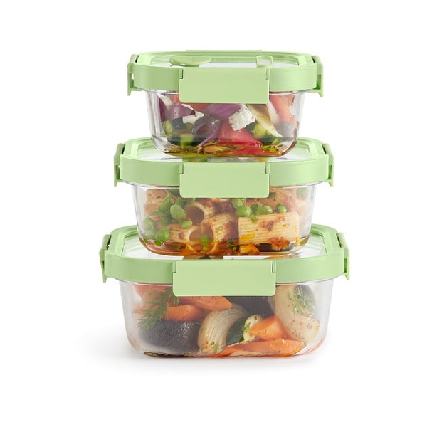 Élelmiszertartó doboz szett 3 db-os – Lékué-image-2