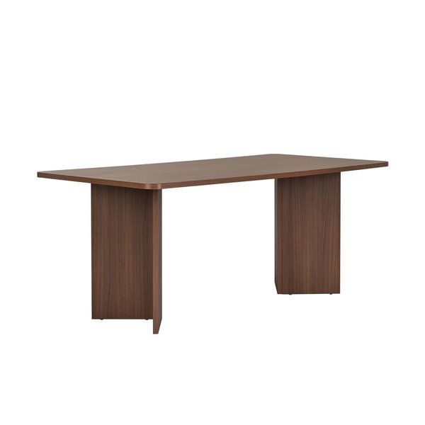 Étkezőasztal diófa dekorral 90x180 cm Linza – Kalune Design