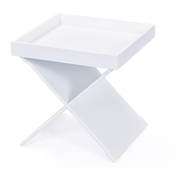 Egon fehér kisasztal - Interlink