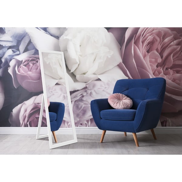 Sicilia állótükör fehér keretben, 46 x 146 cm - Styler-image-1