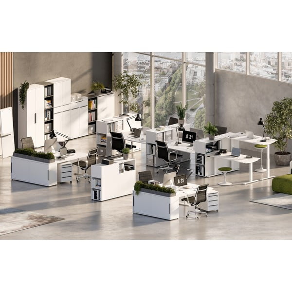 Íróasztal elektromosan állítható magassággal 80x120 cm Mailand – Germania-image-4