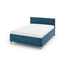 Kék kárpitozott ágyneműtartós gyerekágy ágyráccsal 120x200 cm Cool – Meise Möbel