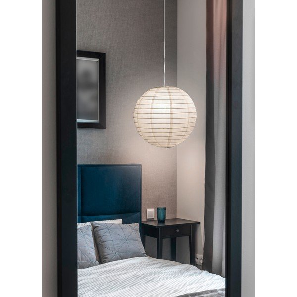 Fehér lámpabúra ø 40 cm Paper – Trio-image-1