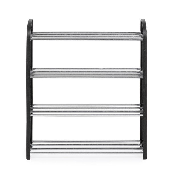 Fekete műanyag cipőtartó állvány 50,5x57x19 cm Hallfrid – Yes Everyday-image-2