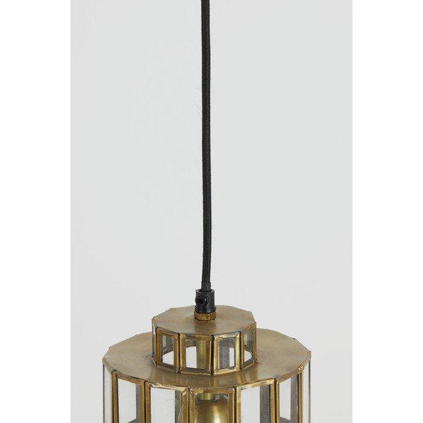 Bronzszínű függőlámpa üveg búrával Søstrene – Light & Living-image-4