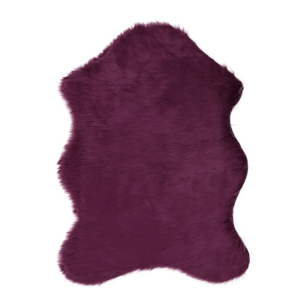Pelus Purple lila műszőrme szőnyeg, 75 x 100 cm
