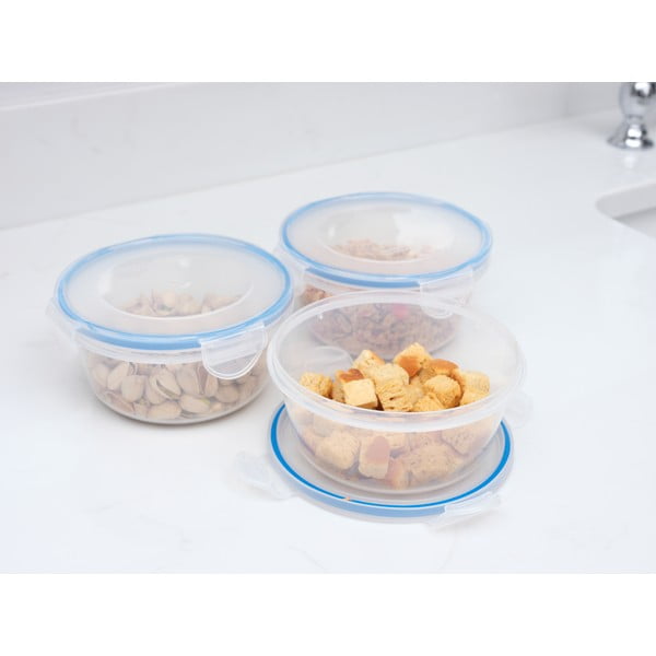 Élelmiszertartó doboz szett 3 db-os Clip Tight – Addis-image-1