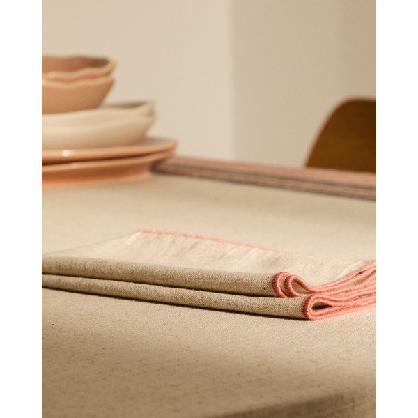 Textil szalvéta szett 2 db-os 40x40 cm Veliat – Kave Home-image-4