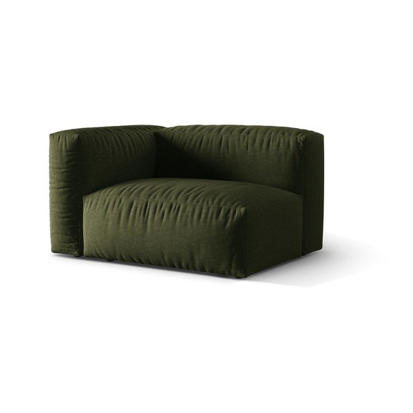 Zöld kanapé modul (bal oldali) Martina – Micadoni Home-image-1