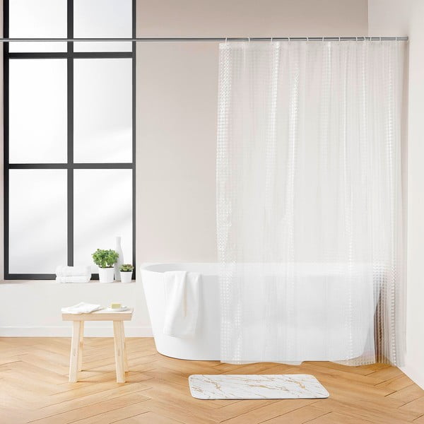 Zuhanyfüggöny 180x200 cm Cube – douceur d'intérieur-image-1