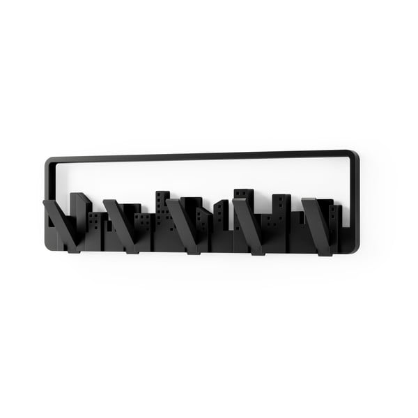 Fekete műanyag fali fogas Skyline – Umbra-image-3