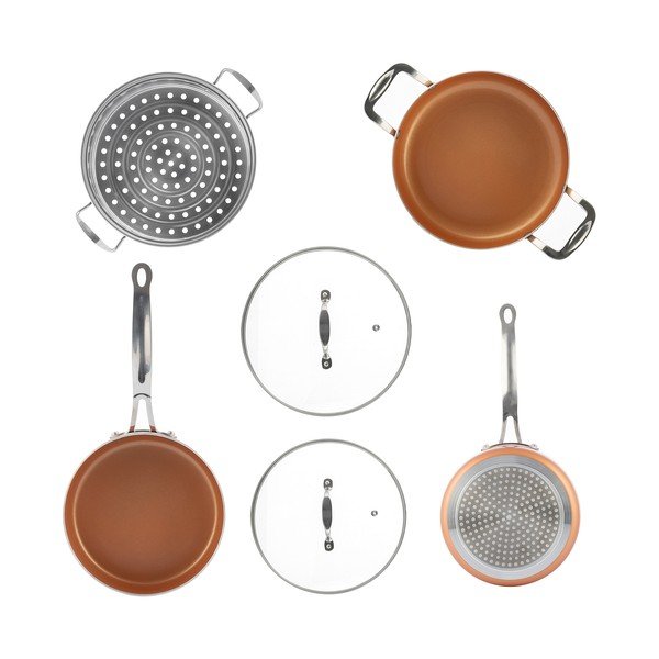 Copper-Effect főzőedény készlet - InnovaGoods-image-3