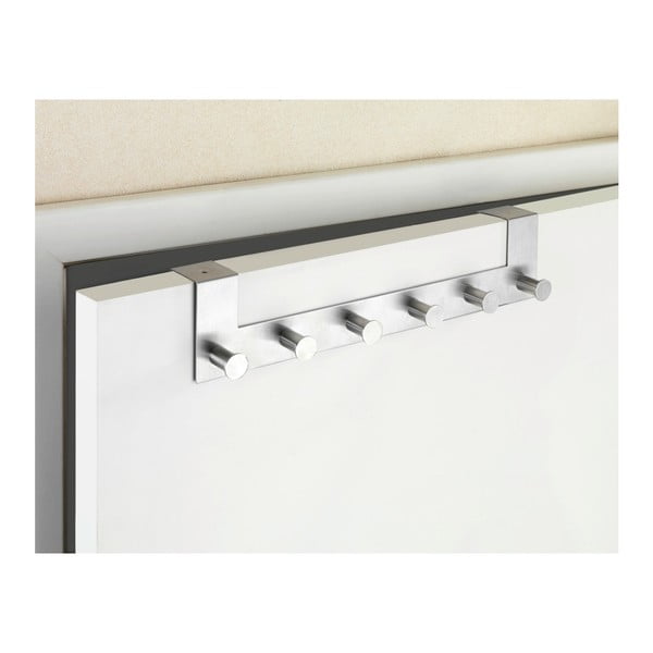 Celano ezüstszínű, 6 akasztós fogas ajtóra - Wenko-image-4