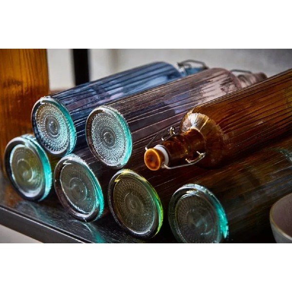 Kusintha rózsaszín üveg vizespalack, 750 ml - Bitz-image-3