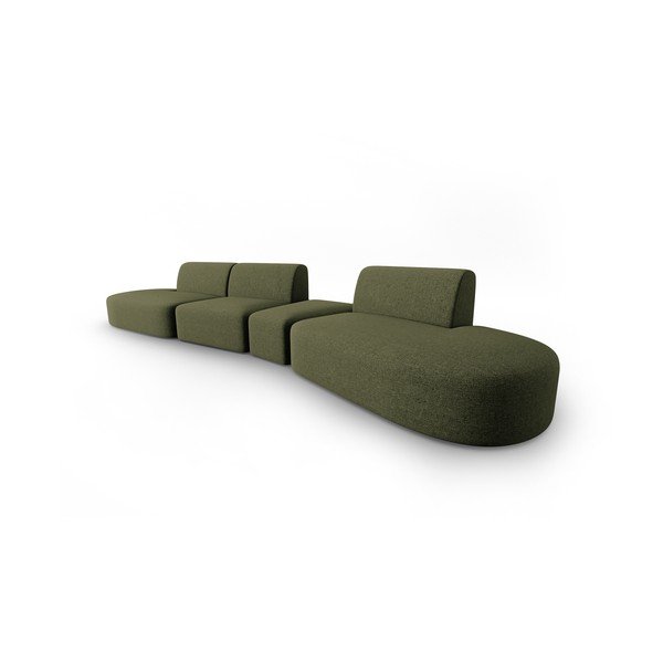 Zöld kanapé 412 cm Shane – Micadoni Home-image-1