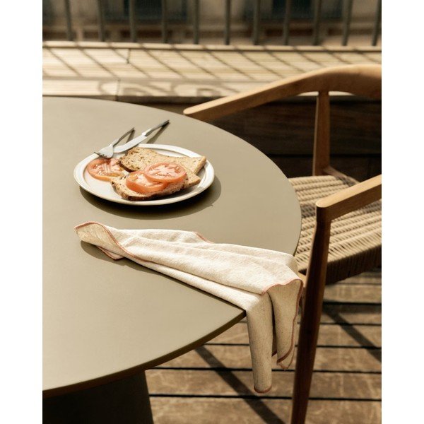 Itai beton kerti étkezőasztal, ⌀ 90 cm - Kave Home-image-2