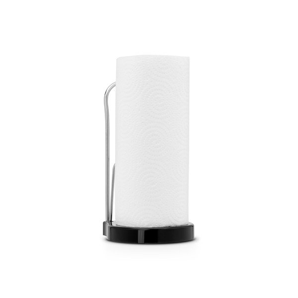 Fényes fekete acél papírtörlő tartó – Brabantia-image-2