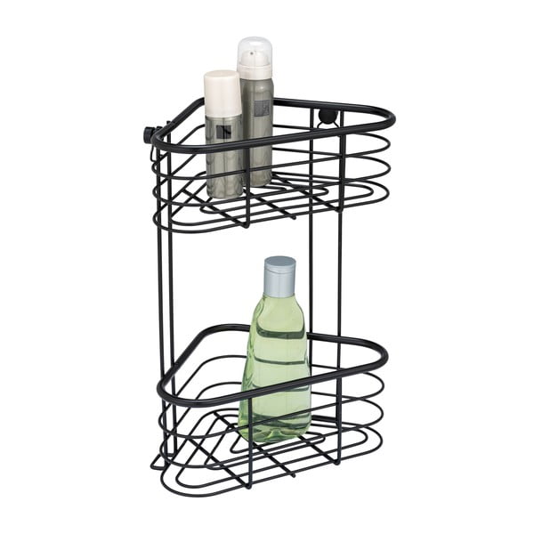 Trestina fekete sarok zuhanypolc, 25 x 35 cm - Wenko-image-1