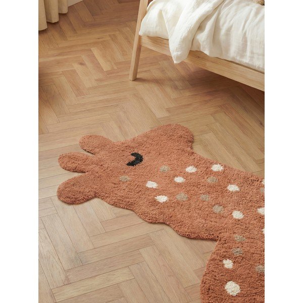Barna mosható-kézi szövésű pamut gyerek szőnyeg 89x120 cm Snuggle Gino – Hanse Home-image-2