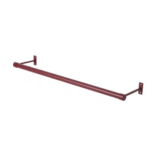 Borvörös rozsdamentes acél fali fogas 90 cm Hang-It – Mette Ditmer Denmark