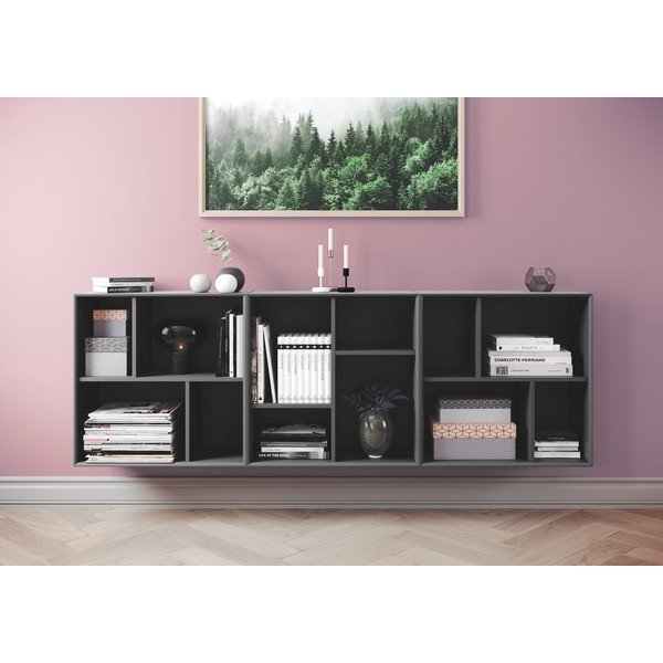 Sötétszürke moduláris polcrendszer 70x70 cm Z Cube – Tenzo-image-1