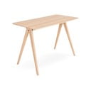 Tölgyfa íróasztal 60x120 cm Ava – Gazzda