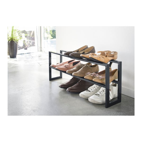 Line fekete cipőspolc - YAMAZAKI-image-1