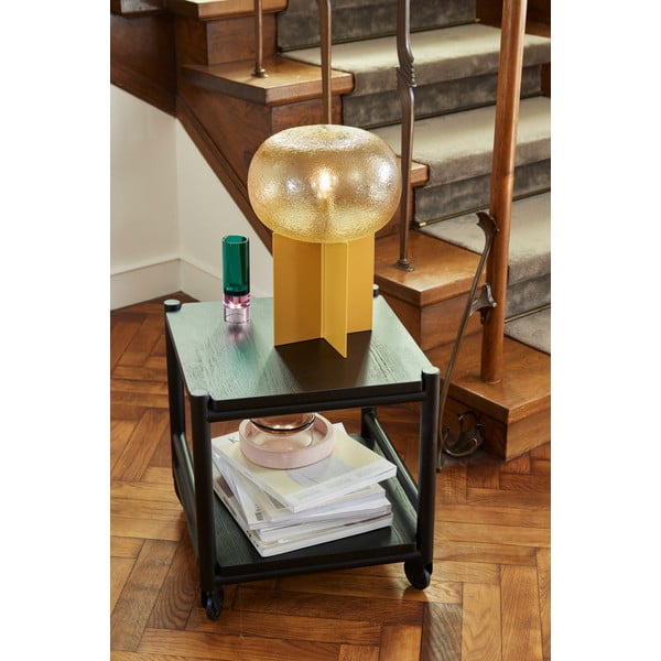 Narancssárga asztali lámpa üveg búrával (magasság 36 cm) Podium – Hübsch-image-1