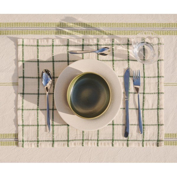 Textil tányéralátét szett 2 db-os 35x50 cm Adesta – Kave Home-image-1