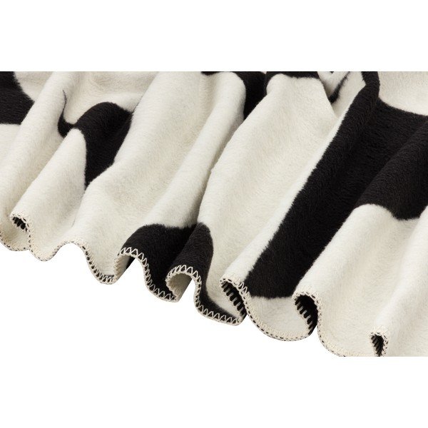 Fekete-krémszínű takaró 150x200 cm Tul – noo.ma-image-4