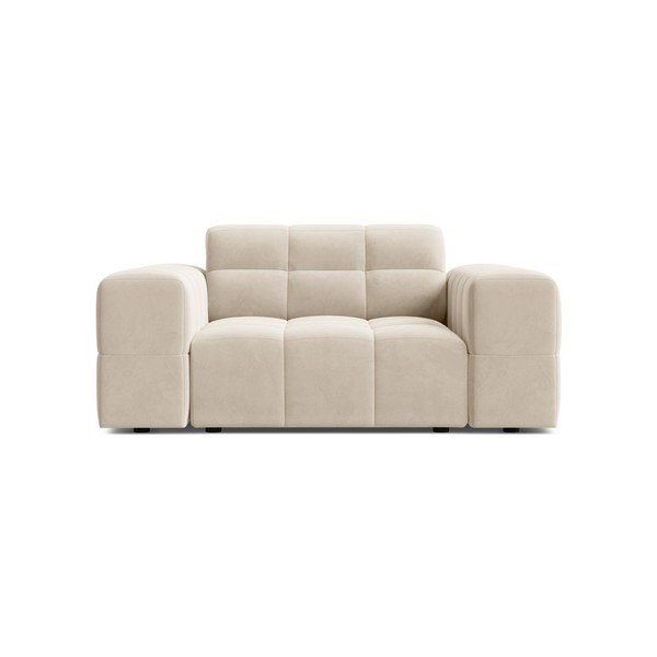 Krémszínű bársony fotel Chicago – Cosmopolitan Design-image-1